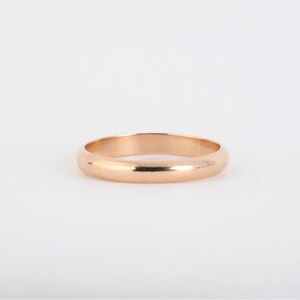 old 18K handmade Egyptian hallmarks solid gold band ring stacking estate vintage